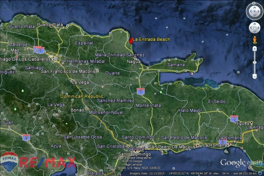 Land in Cabrera in front of the beach