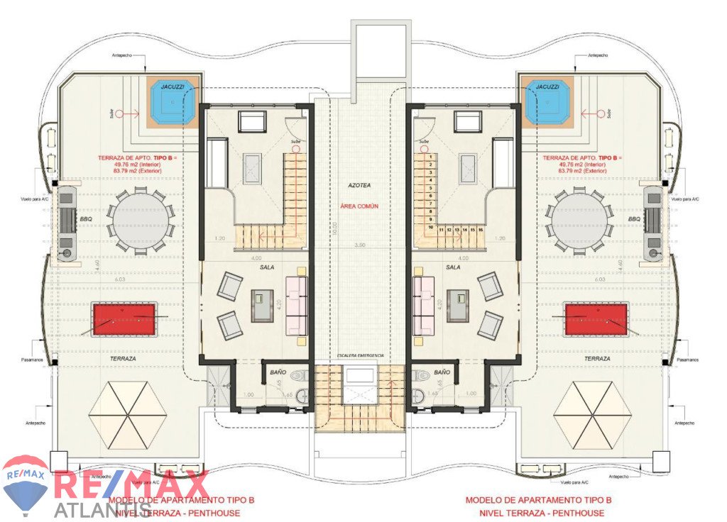 Luxury beachfront apartments
