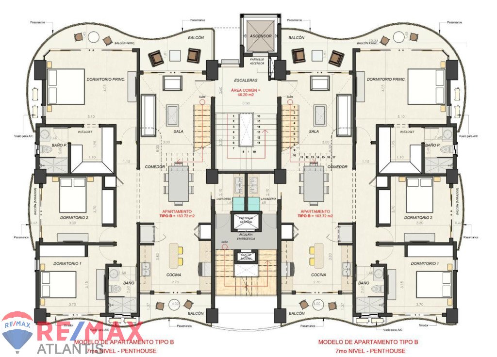 Luxury beachfront apartments