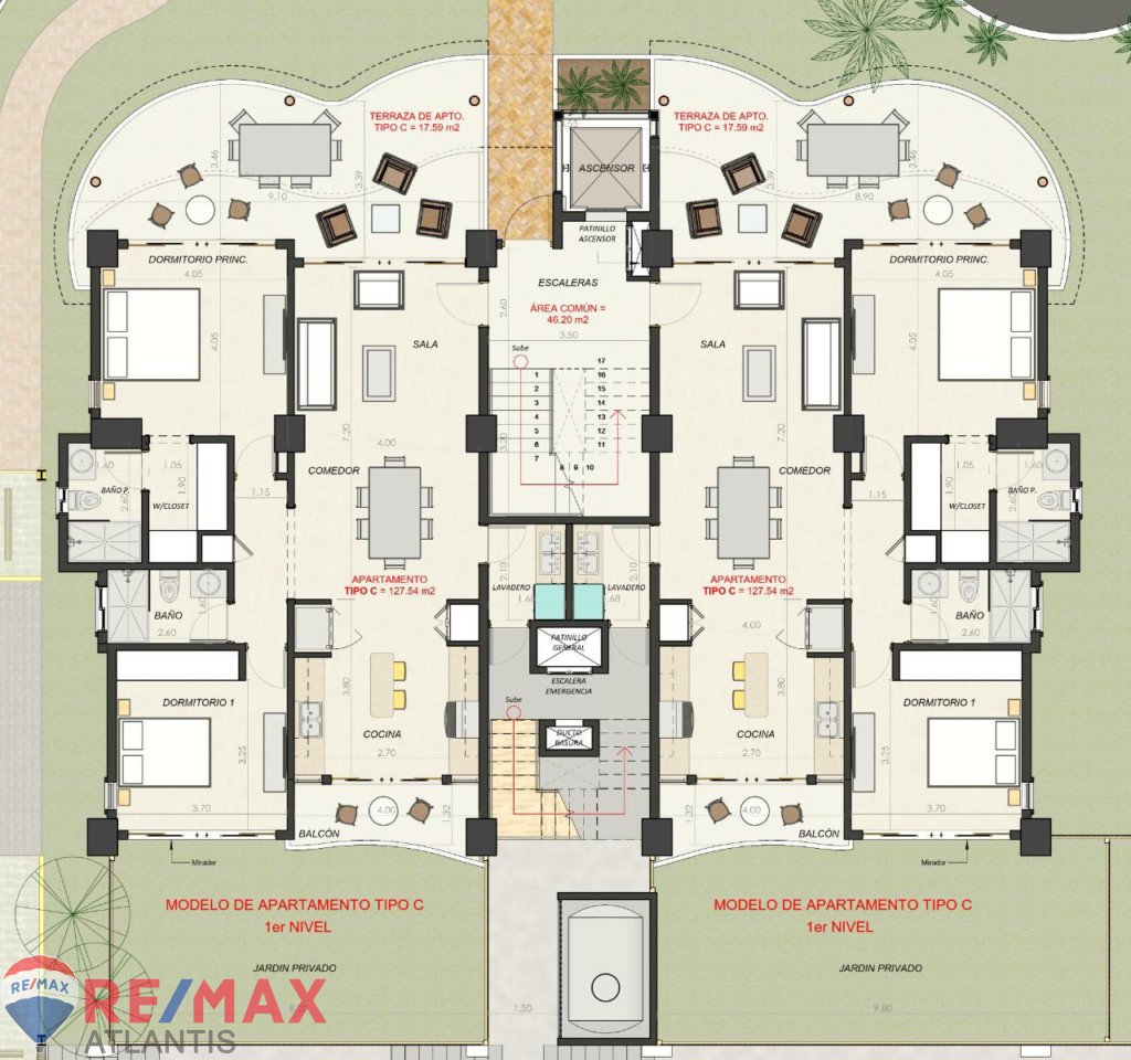 Luxury beachfront apartments