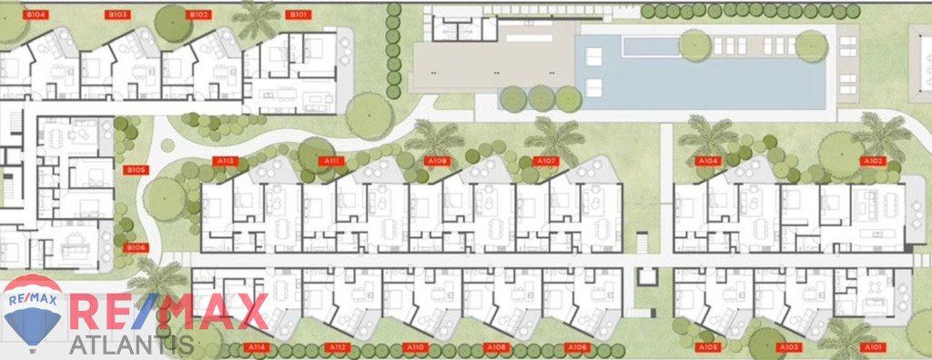Second line beach apartments