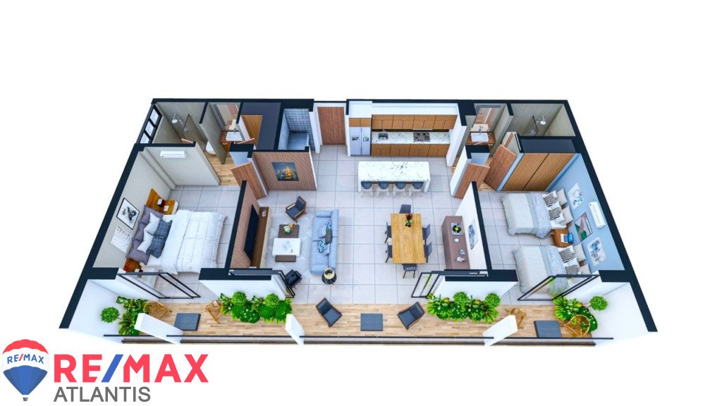 Exclusivo apartamento de 2 dormitorios con impresionante vista en Puerto Plata